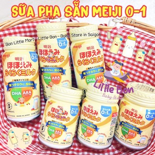 Sữa nước pha sẵn Meiji 0-1 nội địa Nhật bay air