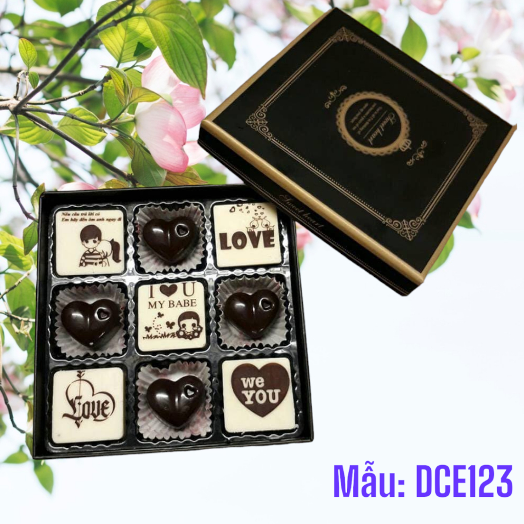 Socola Valentine Handmade Mẫu DCE123