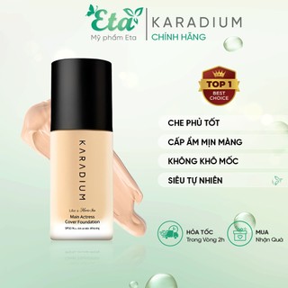 Kem nền lọ Karadium Main Actress Cover Foundation siêu mịn, che phủ tốt