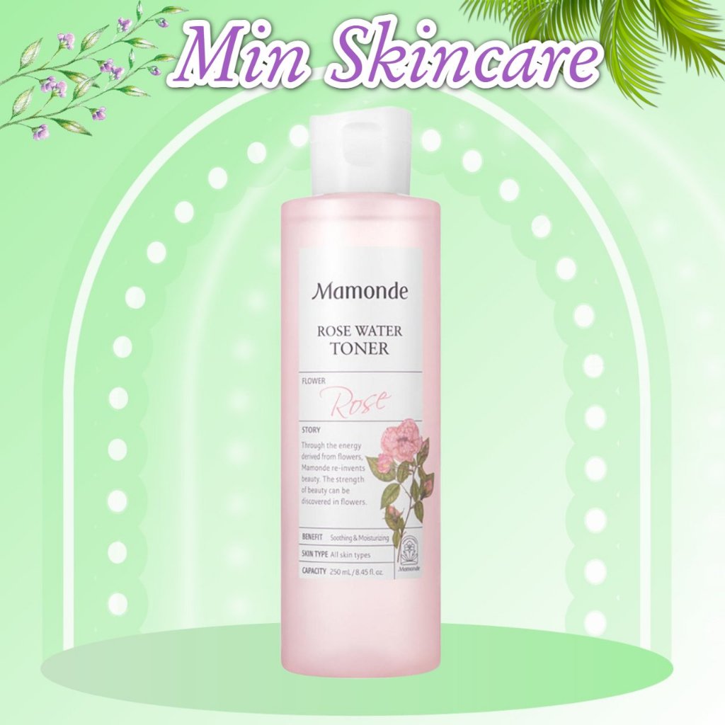 Toner hoa hồng Mamonde Rose Water toner 250ml - Min Skincare