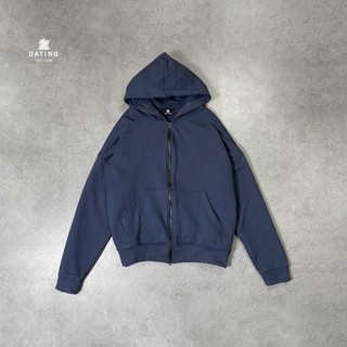 Áo jacket hoodie khóa zipper 2 chiều DATINO 100% Cotton thun da cá dày dặn form Streetwear, không xù