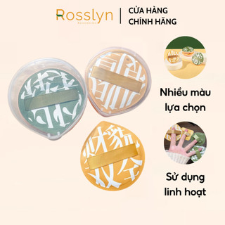 Mút trang điểm size lớn XL kèm hộp đựng, mút tán kem nền mềm mịn Rosslyn Cosmetic QT159