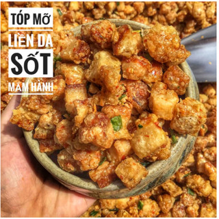 Tóp mỡ liền da mắm hành hàng đặc biệt lon pet 220g