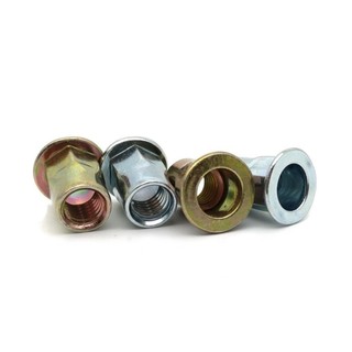 Set 10 cái ốc tán rút nửa lục m6, m8,m10 thép mạ