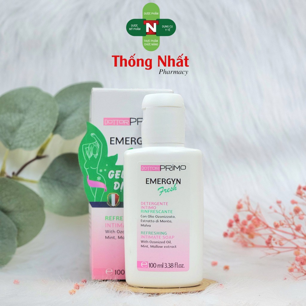 Dung Dịch Vệ Sinh Phụ Nữ Emergyn Fresh DottorPrimo Dùng Hằng Ngày 100ml Intershop