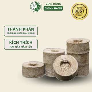 20 viên nén xơ dừa ươm hạt, chiết ngó tiện dụng_KIEU FARM