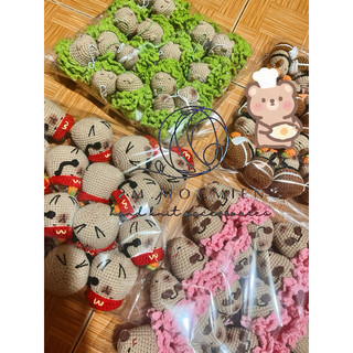 móc khóa len CAPYBARA (chuột lang nước) - HandMade