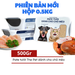 Pate Tươi The Pet Cho Chó Mèo (từ 1 tháng tuổi) - HỘP 1KG - Giao hoả tốc