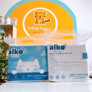Khăn khô đa năng Aiko - Khăn khô tiện lợi cho mẹ và bé