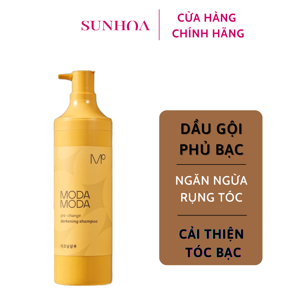 Dầu Gội Phủ Bạc Số 1 Hàn Quốc MODAMODA Pro-Change Darkening Shampoo