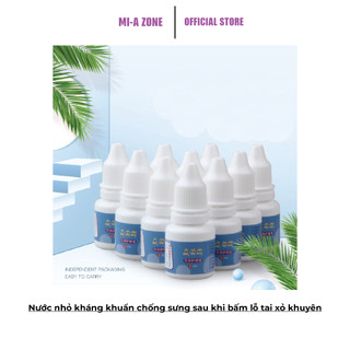 Nước nhỏ kháng khuẩn chống sưng sau khi bấm lỗ tai xỏ khuyên