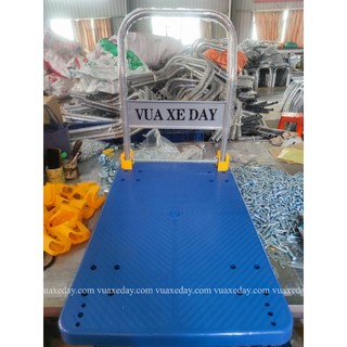 Xe đẩy hàng 350kg bánh xe cao su