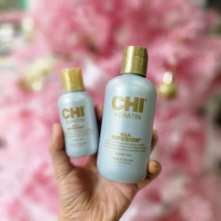 Dầu dưỡng tóc chi keratin silk infusion 59ml - 177ml