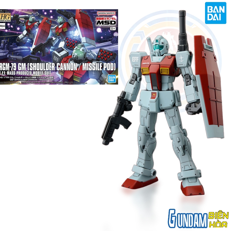 Mô hình lắp ráp HG 1/144 GM (SHOULDER CANNON / MISSILE POD)