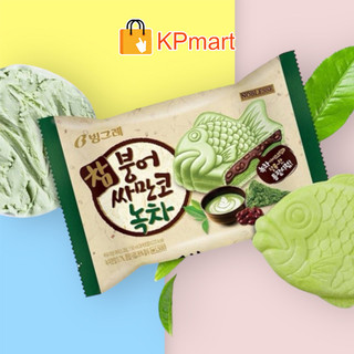 Kem bánh cá trà xanh Hàn Quốc Binggrae Samanco Greentea 150ML