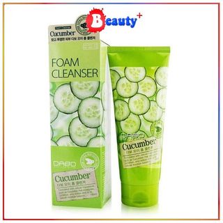 Sữa rửa mặt Dưa leo lành tính Hàn Quốc Dabo Cucumber Foam Cleanser 180ml