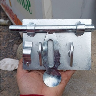 Loại dày chắc chắn Chốt khóa cửa ngang, then gài cửa, chốt cửa cổng, khóa cửa cổng
