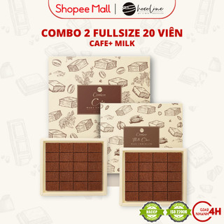 Socola Tươi Nama Nguyên Chất Chocoline Vị Cafe, Milk Choc- Combo 2 hộp 20V