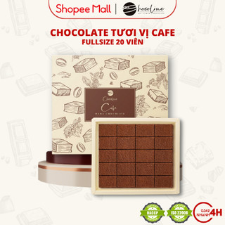Socola tươi chocoline vị cà phê - hộp 20 viên