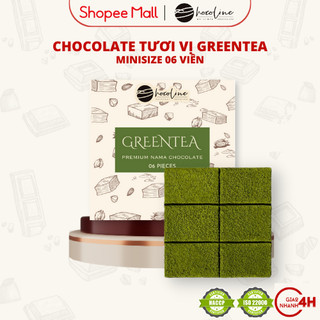 Socola Tươi Chocoline Vị Greentea (Trà Xanh) - Hộp Mini 6 Viên (40gram)