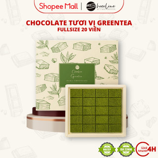 Socola Tươi Chocoline Vị Matcha Trà Xanh - Hộp 20 Viên (130gram)