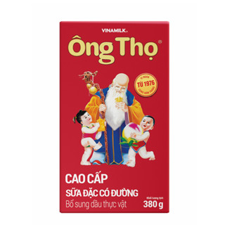 Sữa đặc có đường Vinamilk Ông Thọ nhãn đỏ hộp giấy 380g