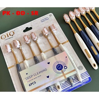 Set 6 bàn chải đánh răng nội địa trung - siêu rẻ