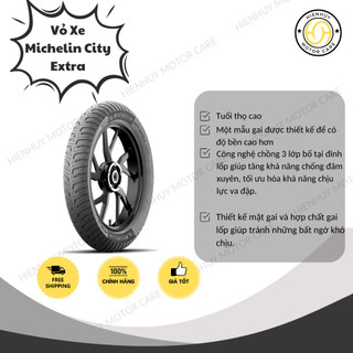 Vỏ lốp michelin city extra nhiều kích thước 60 70 80 90 100 10 12 14 17 cho xe máy, côn tay, tay ga