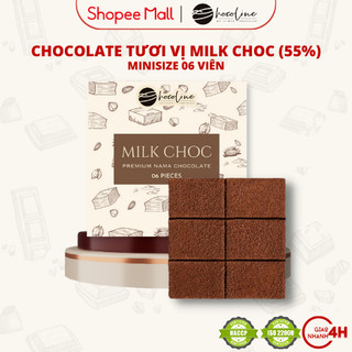 Socola Tươi Chocoline Vị Sữa Milk Choc - Hộp Mini 6 Viên (40gram)