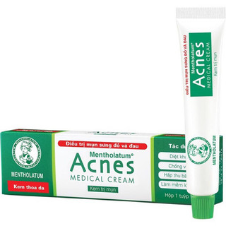 Kem mụn Acnes Medical Cream Giúp làm giảm mụn sưng đỏ và đau, giúp giảm mụn bọc và mụn mủ, mụn sưng viêm.