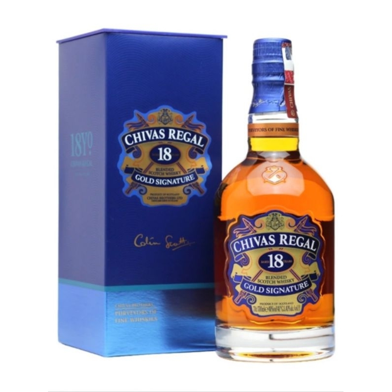 vỏ chai chivas 18 mới đẹp