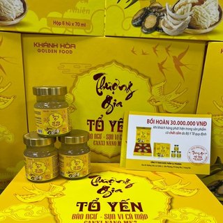 Yến sào Khánh Hòa bào ngư sụn vi cá Yến sào mật ong đường phèn bồi bổ sức khỏe , làm quà Tết