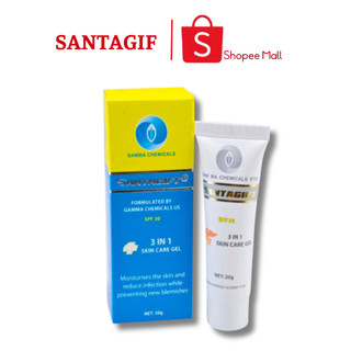 Gel giảm mụn và thâm Gamma SANTAGIFT thông thoáng lỗ chân lông 20g