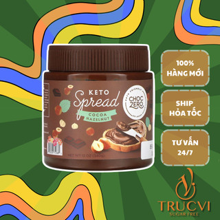 Sốt Chocolate Hạt Phỉ không đường ChocZero sugarfree ( keto, eat clean, gymer, tiểu đường)