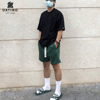 Áo thun Oversize tay lỡ DATINO phông Unisex 100% Cotton 2 chiều