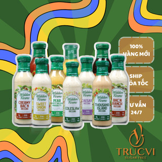 Sốt Salad WALDEN FARMS không đường không calo  ( eat clean, keto, tiêu đường, ăn kiêng)