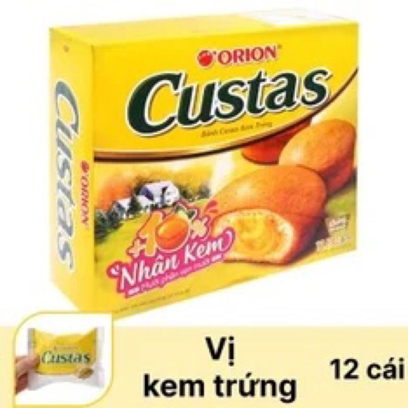 Bánh bông lan Custas hộp 276g