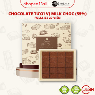 Socola Tươi Chocoline Vị Sữa Milk Choc - Hộp 20 Viên (130gram)
