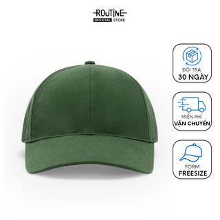 Mũ Lưỡi Trai PIQUE Cotton Trơn Basic - Routine 10F23CAP001