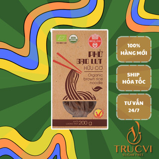 Phở Gạo lứt Hữu Cơ Bích Chi hộp 200gr