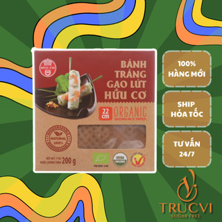 Bánh Tráng Gạo Lứt Hữu Cơ BÍCH CHI