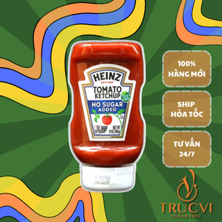Tương Cà Chua Không Đường HEINZ  [eat clean , kiêng đường ,gymer ] size 369gr