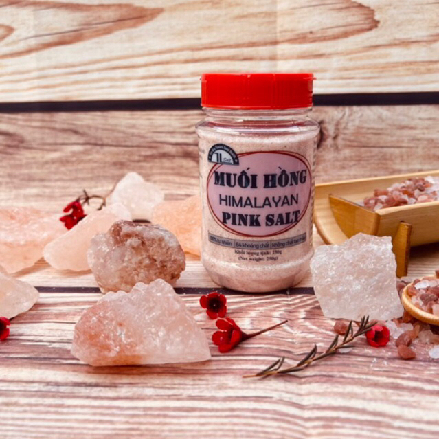 Muối hồng Himalaya  TL SALT chuyên làm sơ chế món ăn, gia vị chấm - 250gr
