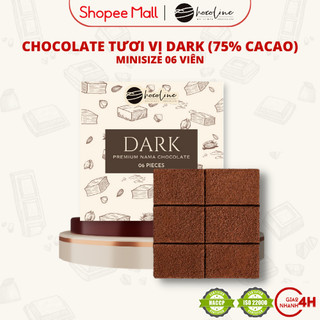 Socola Tươi Chocoline Vị Đắng - Hộp Mini 6 Viên (40gram)
