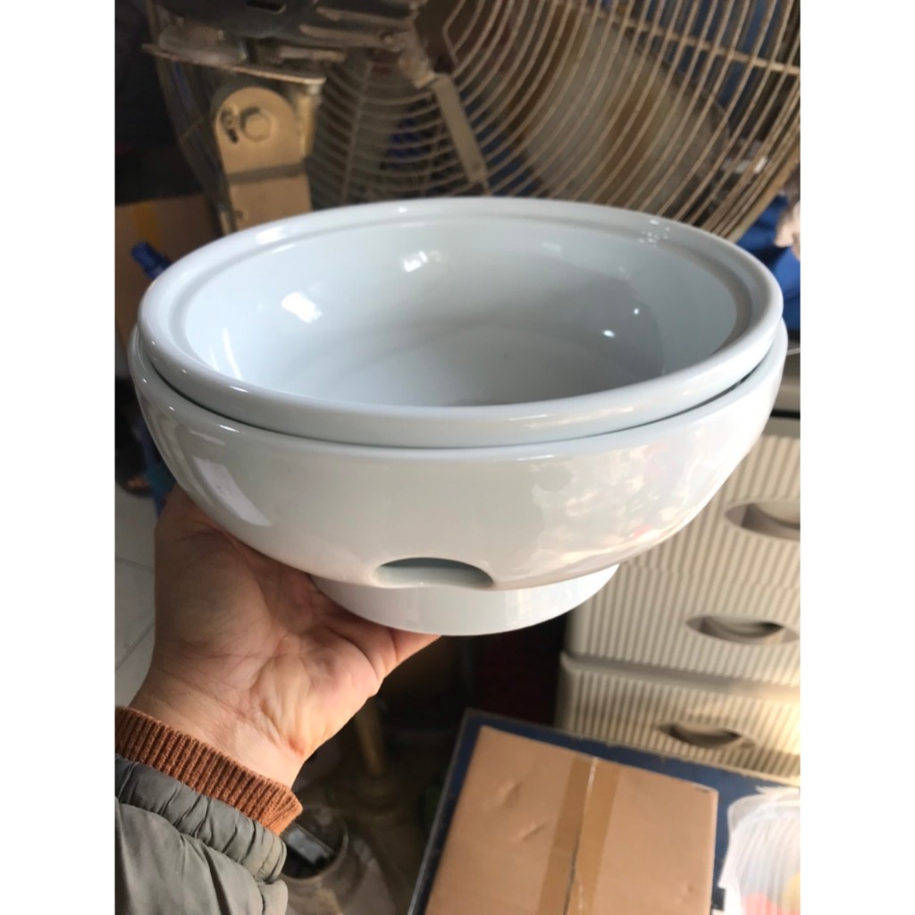 Bát nến hâm nóng thức ăn gốm sứ long hầu lohaco hàng dày có video kèm ảnh thật