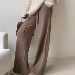 Quần len suông dài chất len tăm cao cấp đanh mịn nhẹ - HN Liola