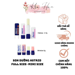 Son Dưỡng Astrid Mỡ Hươu Cho Đôi Môi Mềm Mịn Full Size Mini SIze