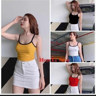 Áo 2 dây viền dáng dài bigsize 40-120kg