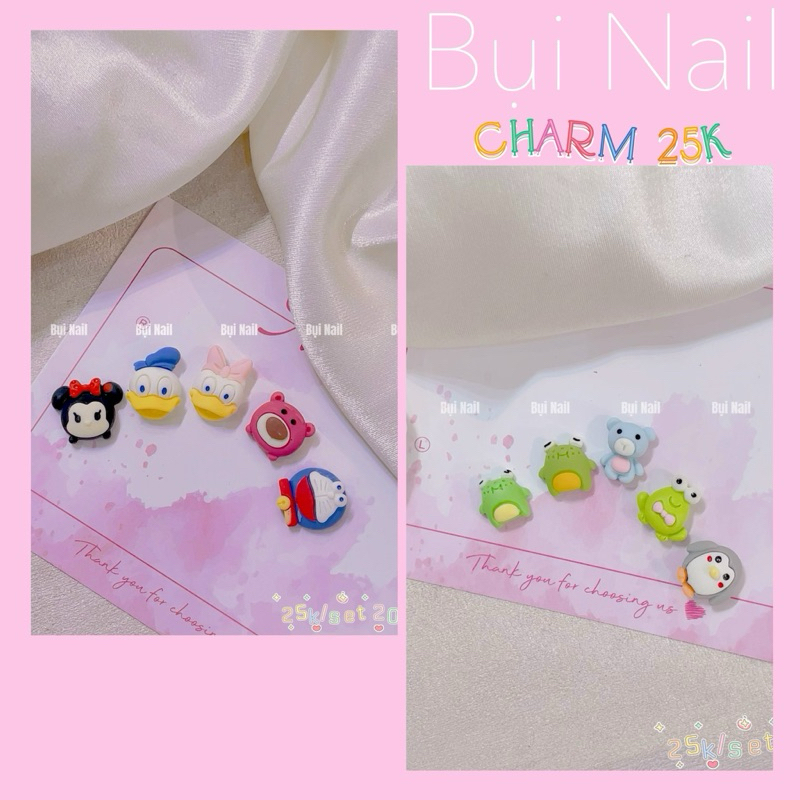 CHARM HOẠT HÌNH M121 SET 20VIÊN