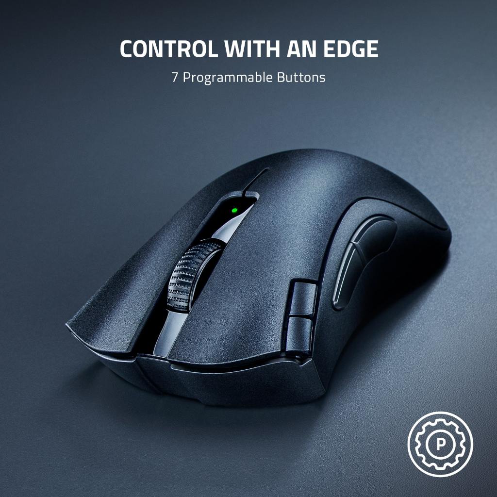 Chuột Gaming Razer DeathAdder V2 X | 2.4GHz và Bluetooth | 14000 DPI | Switch Cơ Gen-2 | 7 Nút Lập Trình | Công Thái Học | BigBuy360 - bigbuy360.vn